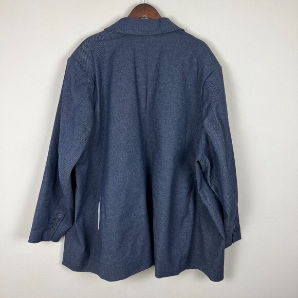 Universal Standard Blazer Jacket Womens 3XL 34 36 Percy Denim Look Stretch New - Picture 8 of 16